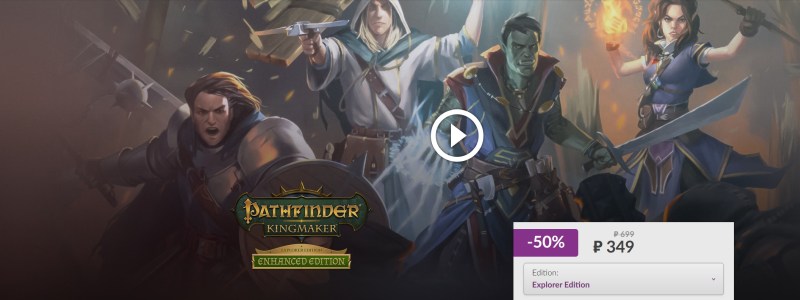 Pathfinder: Kingmaker за 350 на GOG