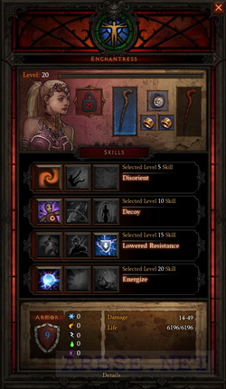 Навыки персонажей в Diablo 3