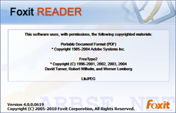 Foxit Reader v4.0