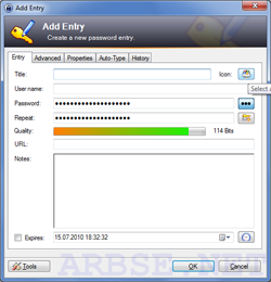 KeePass v. 2.12