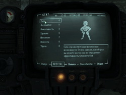 Fallout 3. . S.P.E.C.I.A.L.