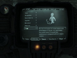 Fallout 3. . S.P.E.C.I.A.L.