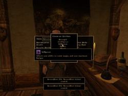 Morrowind. .  (Attributes)