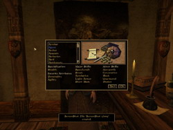 Morrowind. .  (Classes)