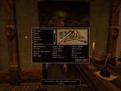 Morrowind. .  (Classes)