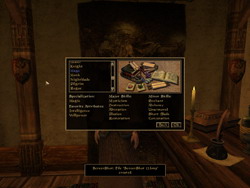 Morrowind. .  (Classes)