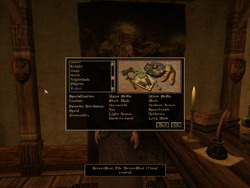 Morrowind. Скриншоты. Классы (Classes)
