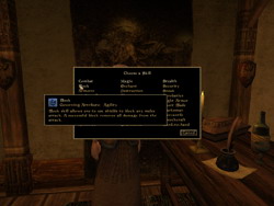 Morrowind. .  (Skills)