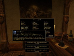 Morrowind. .  (Skills)