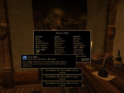 Morrowind. .  (Skills)