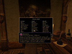 Morrowind. .  (Skills)