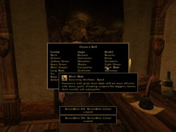 Morrowind. .  (Skills)