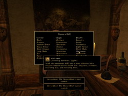 Morrowind. .  (Skills)