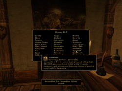 Morrowind. .  (Skills)