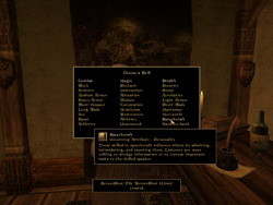 Morrowind. .  (Skills)