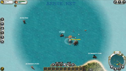 морская битва в Pirate Storm