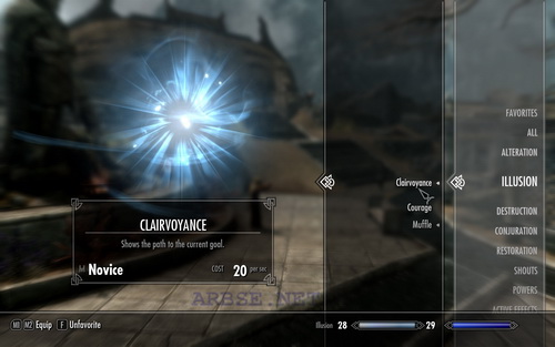 Clairvoyance  Skyrim