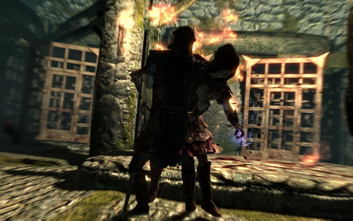 добивание в игре Skyrim
