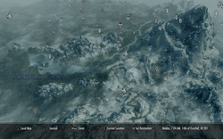 Большой ли мир Skyrim?