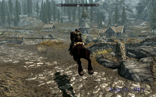 Можно ли в игре Skyrim ездить на лошади?