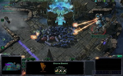 Smash and grab.  Starcraft 2: Wings of Liberty