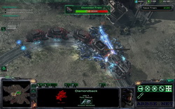 The great train robbery.  Starcraft 2: Wings of Liberty