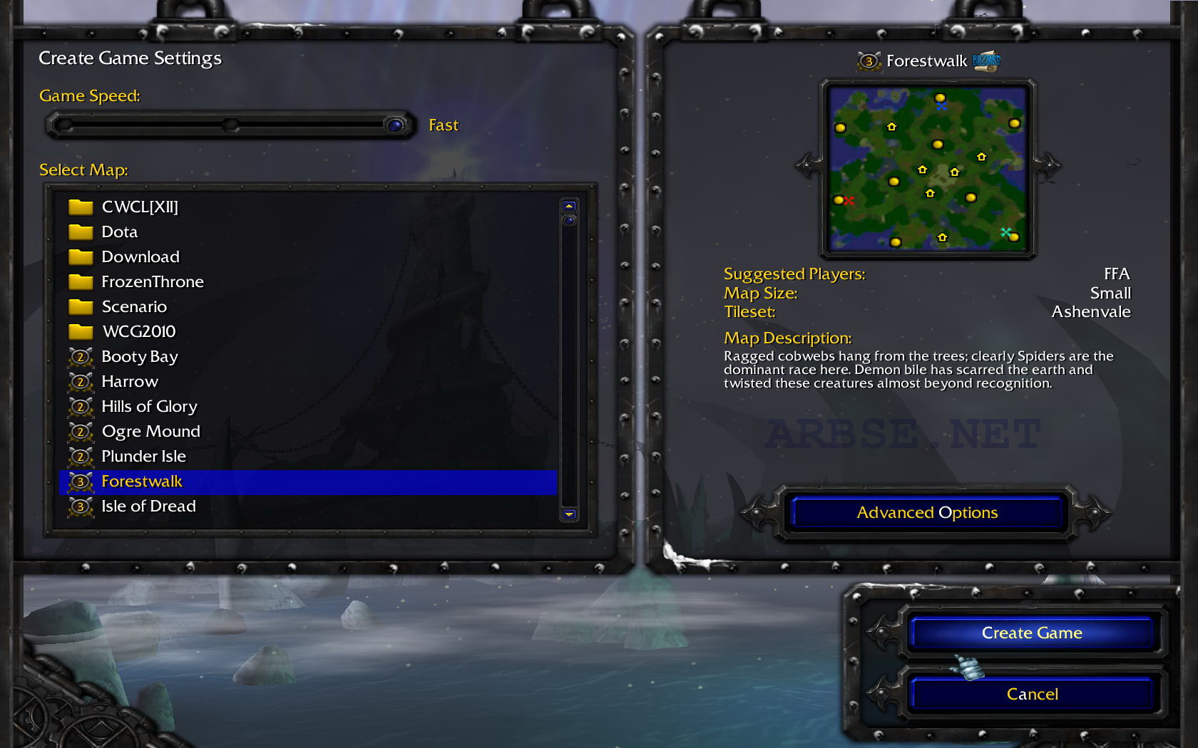 Warcraft 3 коды карта