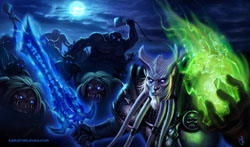 Warcraft 3: TFT. Fan art.