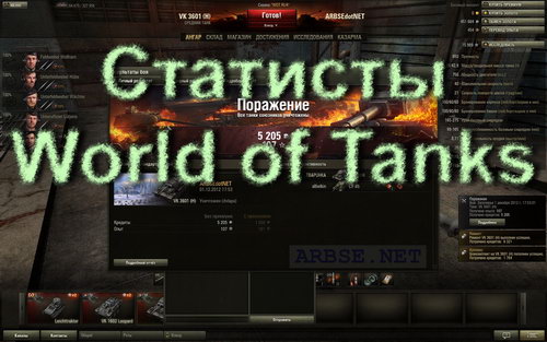 Статисты World of Tanks