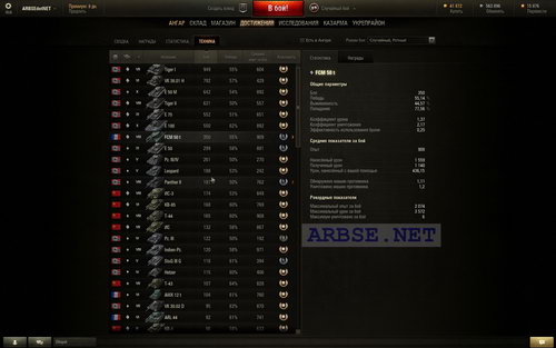 ARBSEdotNET (8404 , 12000 ) World of Tanks